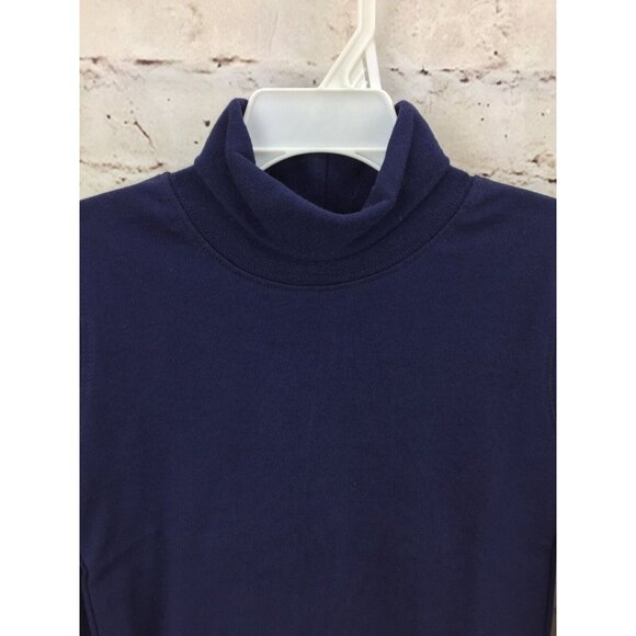 CR Sports Boys  3T Turtleneck Blue Cotton Long Sleeve Toddler - Picture 3 of 4